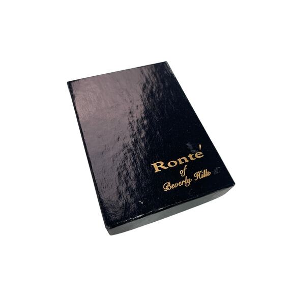 Vintage Ronte of Beverly Hills Filigree Pendant w Simulated Pearl 18" Necklace - Picture 4 of 6